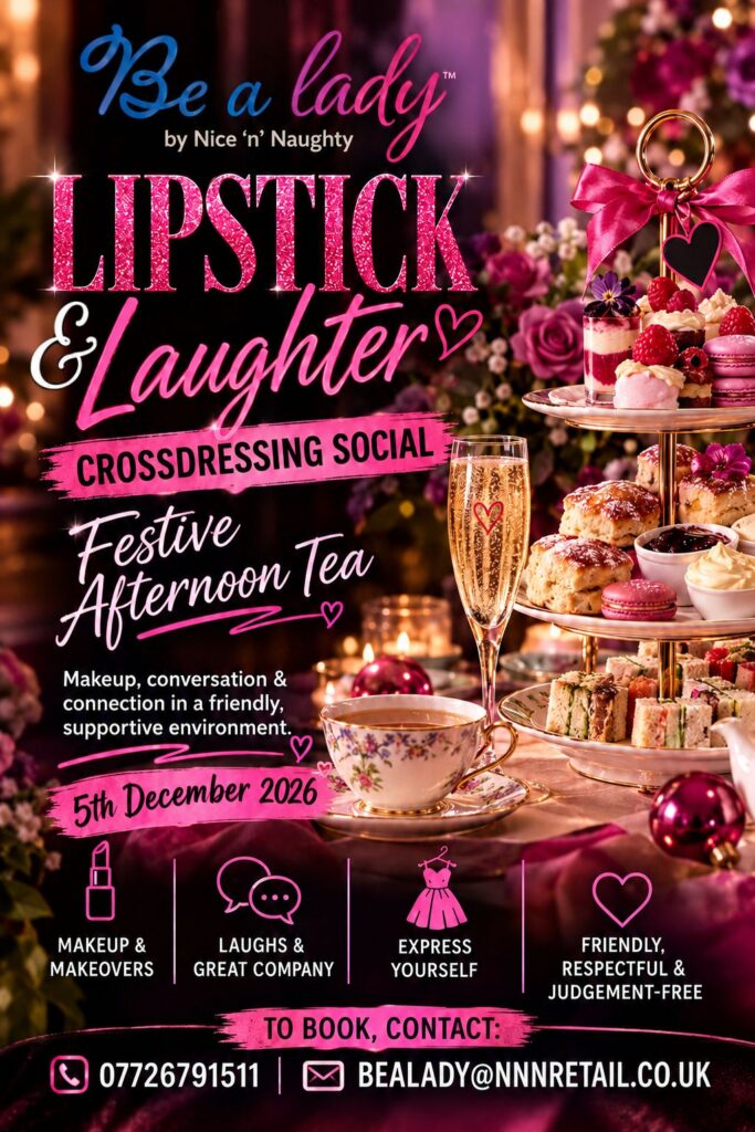 Lipstick & Laughter Crossdressing Social Festive Afternoon Tea